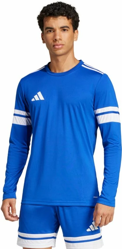 Fanellë me mëngë të gjata për meshkuj adidas, kaltër [Madhësia: L]