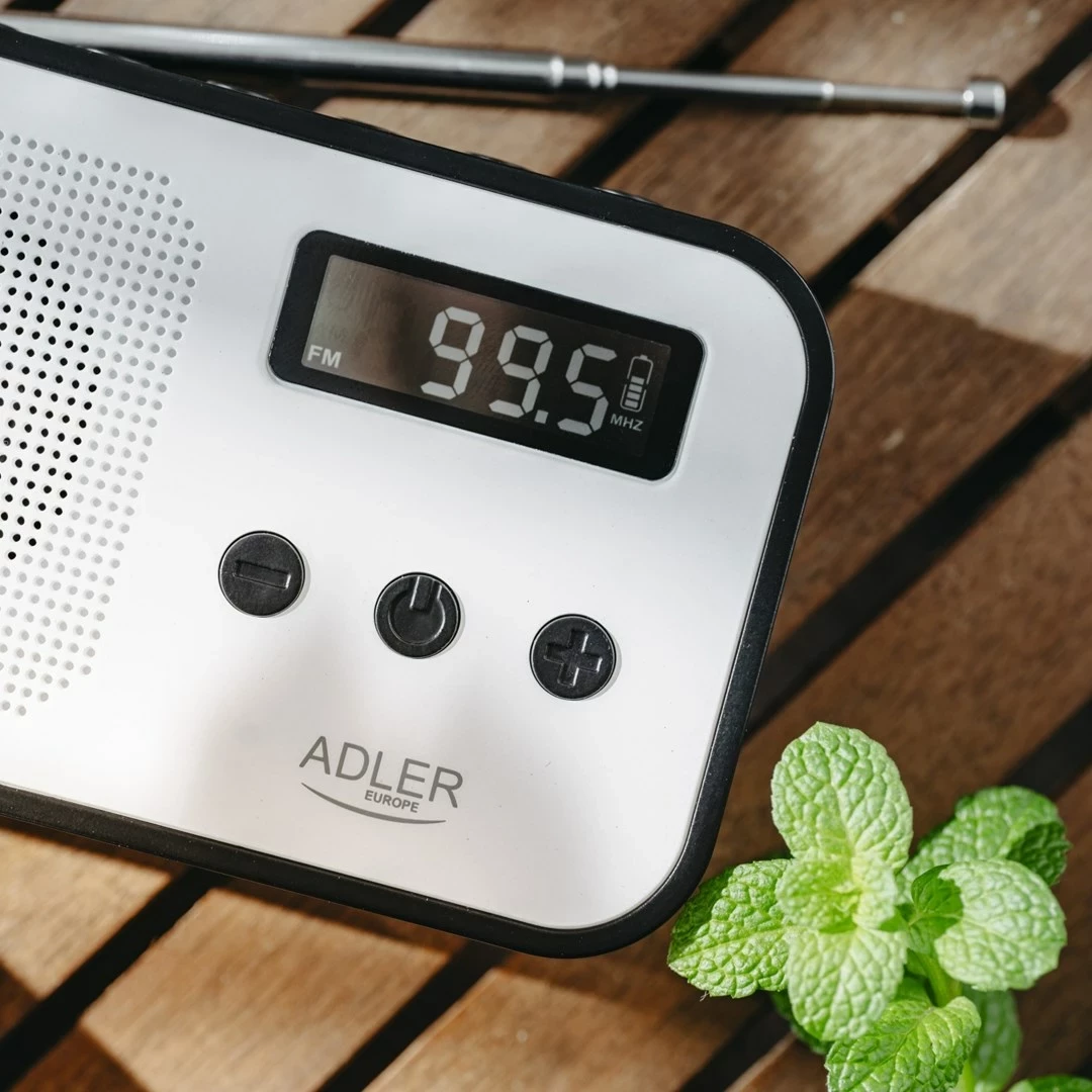 Radio Adler AD 1907, Portativ, Bardhë