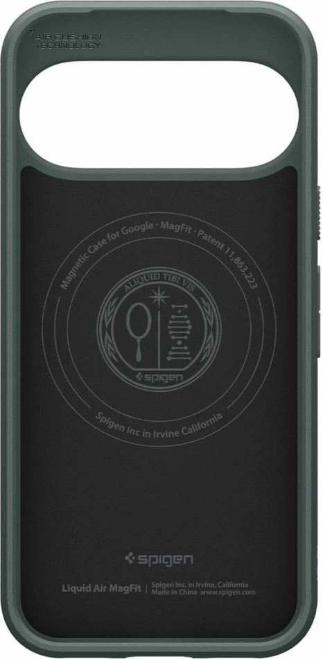 Mbështjellës Spigen Liquid Air Mag për Google Pixel 11, MagSafe, TPU, Dark Green