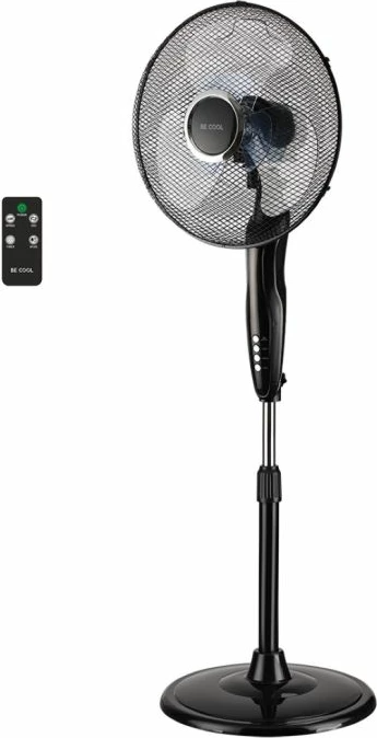 Ventilator me këmbë BECOOL BC16SFRC 40 cm 45 W me telekomandë, i zi