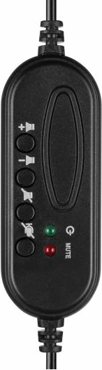 Kufje USB SANDBERG Saver 325-26, me mikrofon, kontroll volumit, kabllo 1.8 m, të zeza