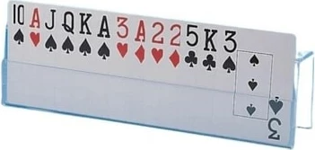 Mbajtëse tavoline për letra loje Sundo PCH007, transparente