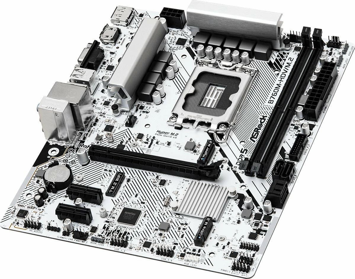 Pllakë amë ASRock B760M-HDV/M.2 Micro ATX DDR5 M.2 PCIe 4.0
