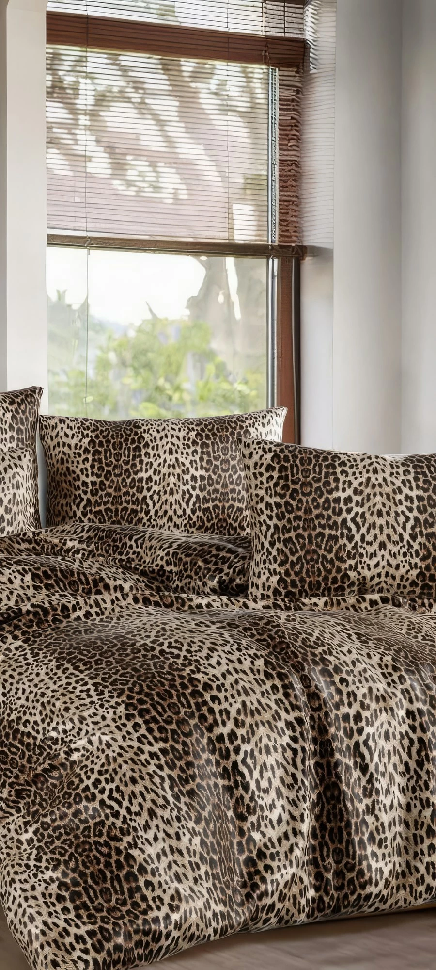 Set mbulesë për jorgan, një person, leopard, L'essentiel
