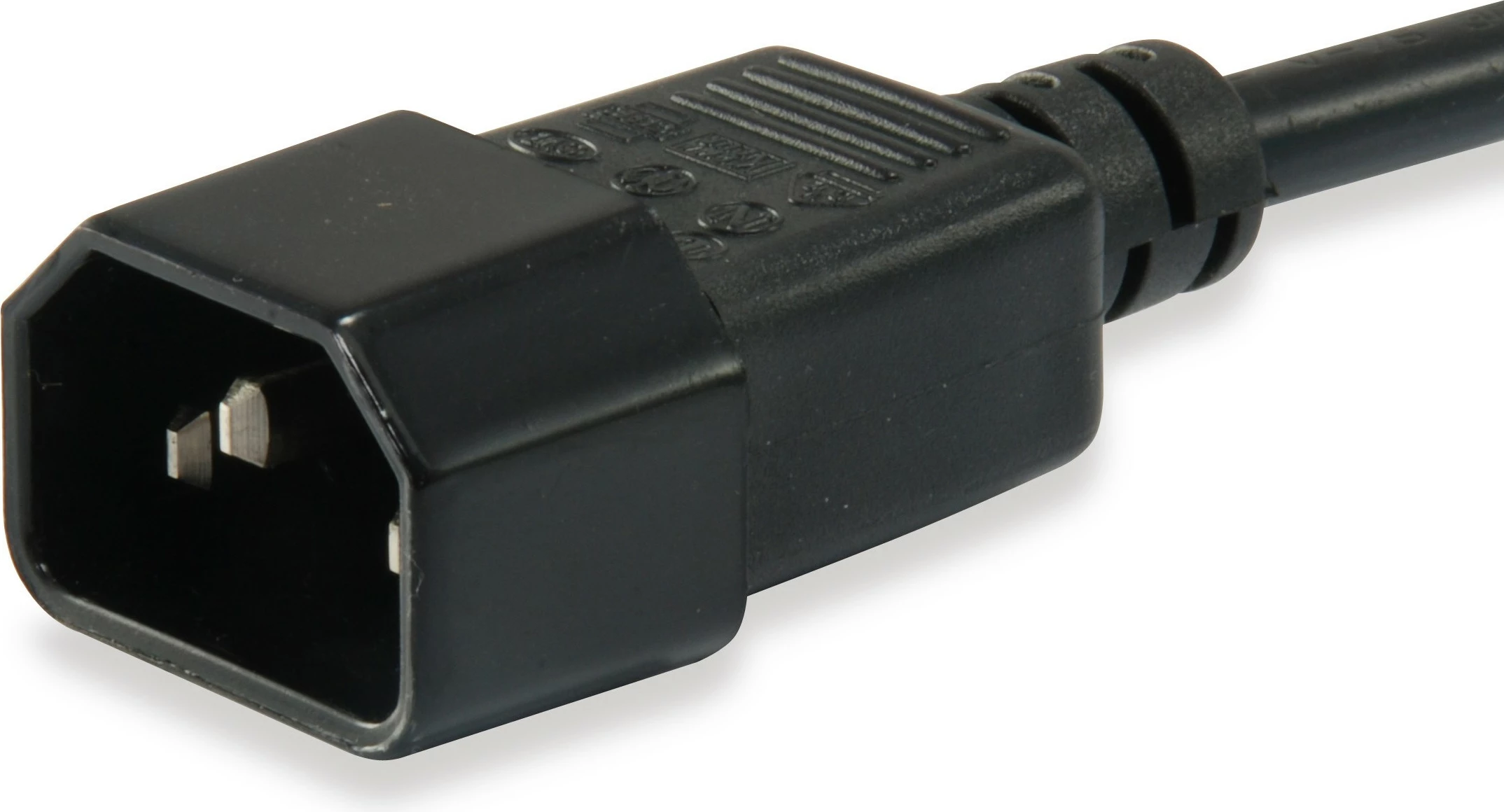 Kabllo rryme Equip 112101, 3 m, C13 në C14, H05VV-F3G, 250 V, 10 A, e zezë