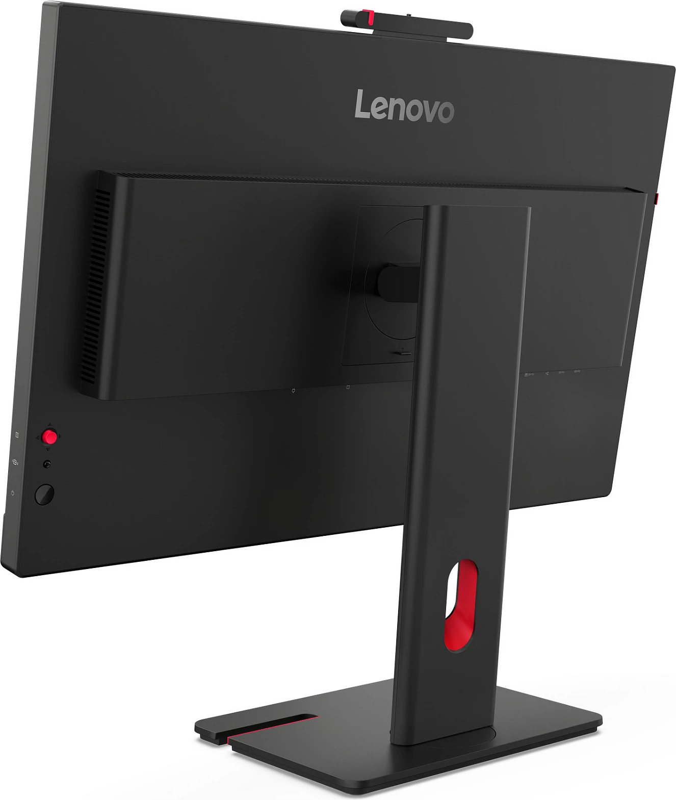 Monitor Lenovo ThinkVision T24-4v, 23.8", Full HD, kamerë+mikrofon+altoparlantë, USB hub, Eclipse Black