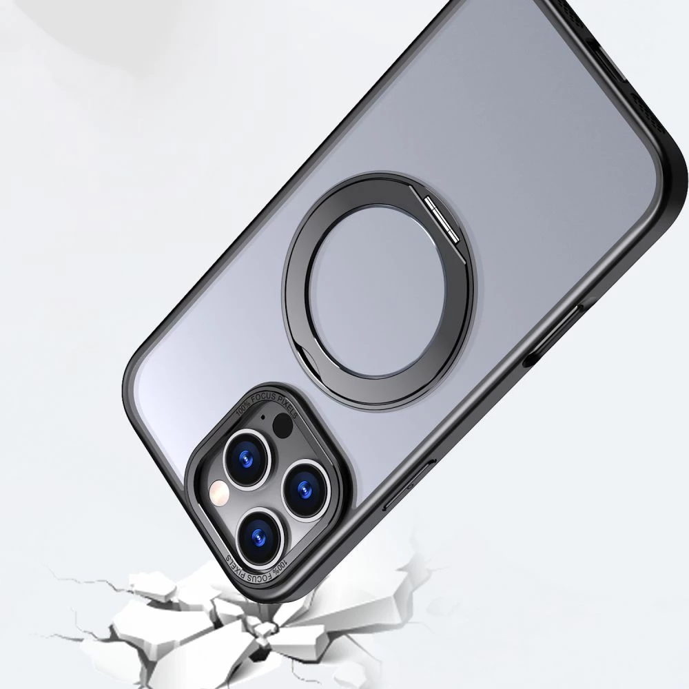 Mbështjellës Tech-Protect MagRing MagSafe për iPhone 16 Pro, i zi
