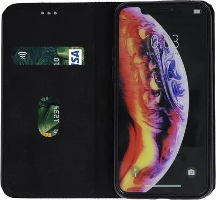 Mbështjellës ONASI Moon Flip për Samsung Galaxy S20 Ultra G988, i zi