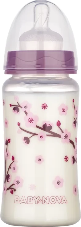 Shishe PP me qafë të gjerë Baby Nova, 300 ml