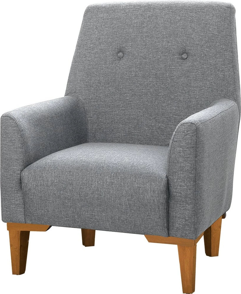 Set divani Atelier del Sofa, Vina, gri, këmbë dru Atlantic Pine