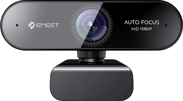 Webcam EMEET SmartCam Nova E3109 Full HD 1080p 30fps, autofocus, FoV 73°, 2 mikrofona, USB-A, e zezë, me mbulesë privatësie
