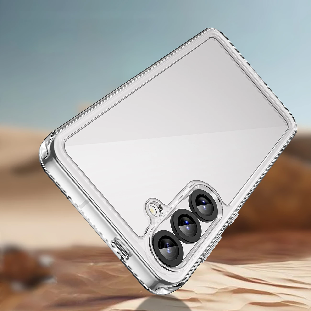 Mbështjellës Hurtel Outer Space Case për Samsung Galaxy S25+, Transparent