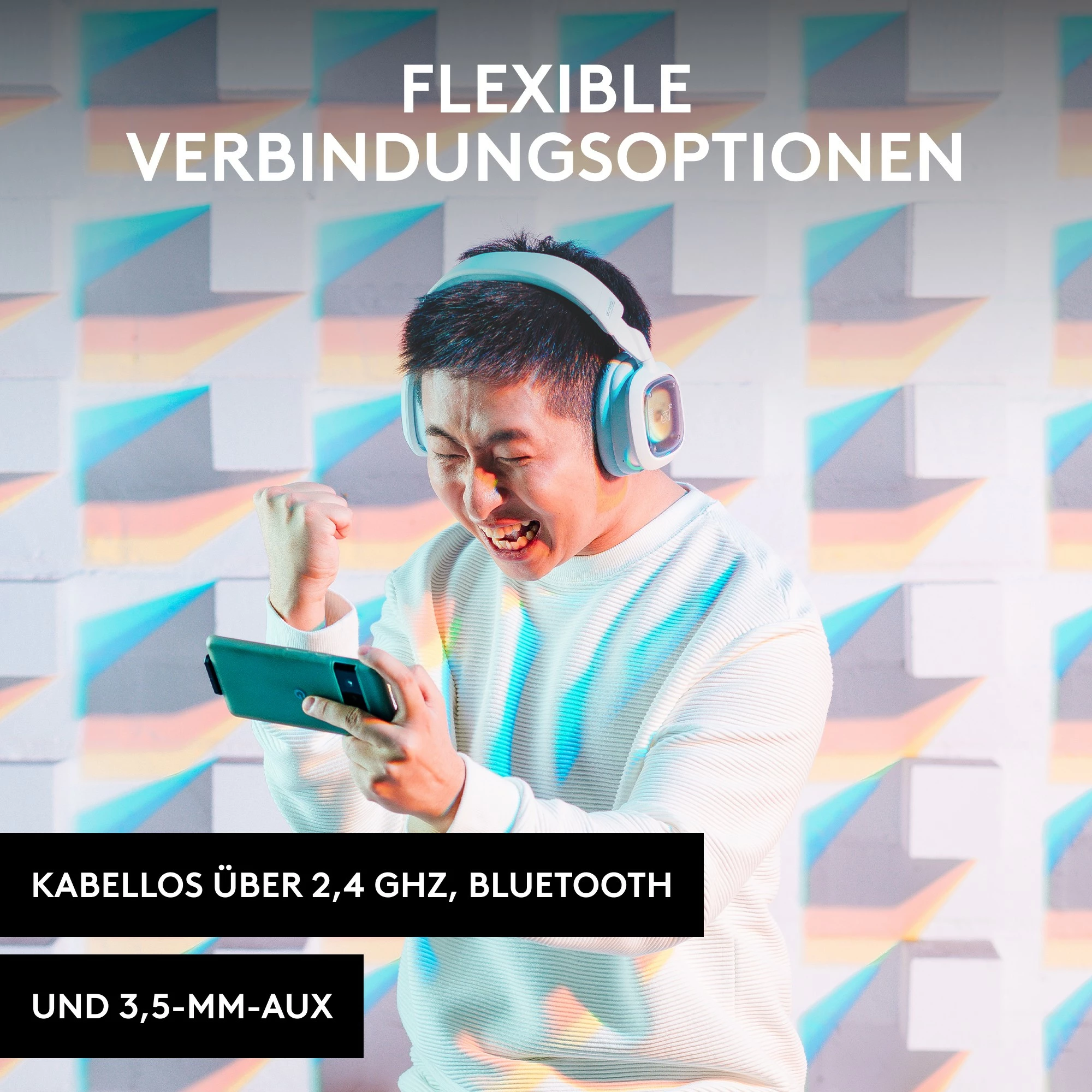 Kufje gaming ASTRO A30, Wired & Wireless, e bardhë