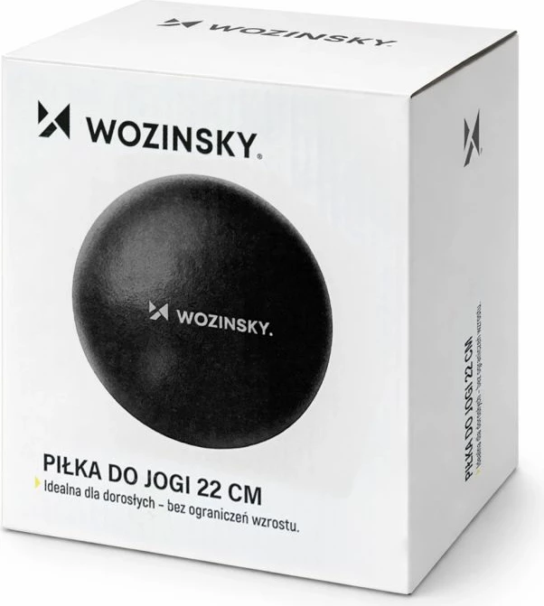 Top pilatesi Wozinsky WPDP-C22, e zezë, 25cm