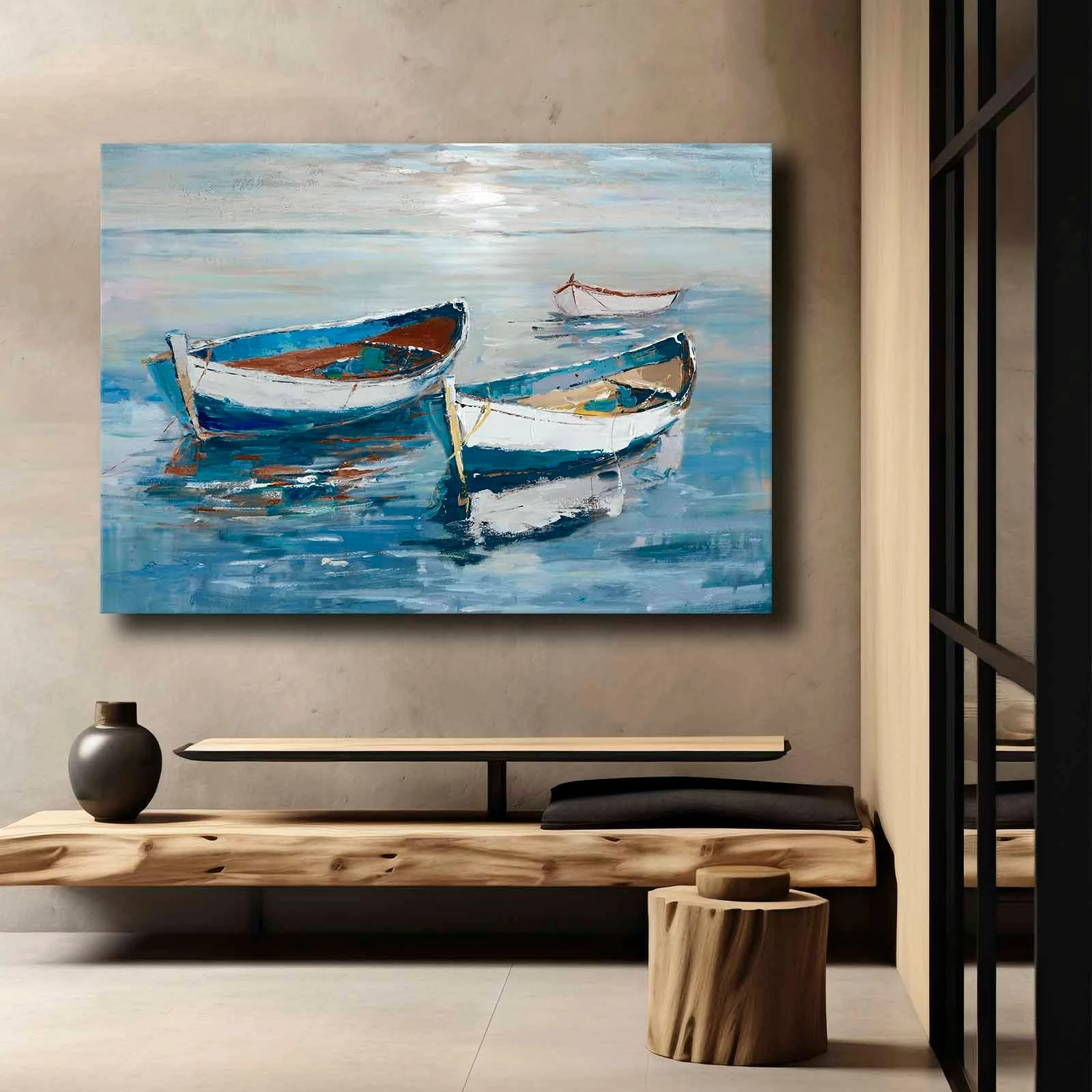 Pikturë dekorative në kanavacë, shumëngjyrëshe, Wallity, 70x100cm