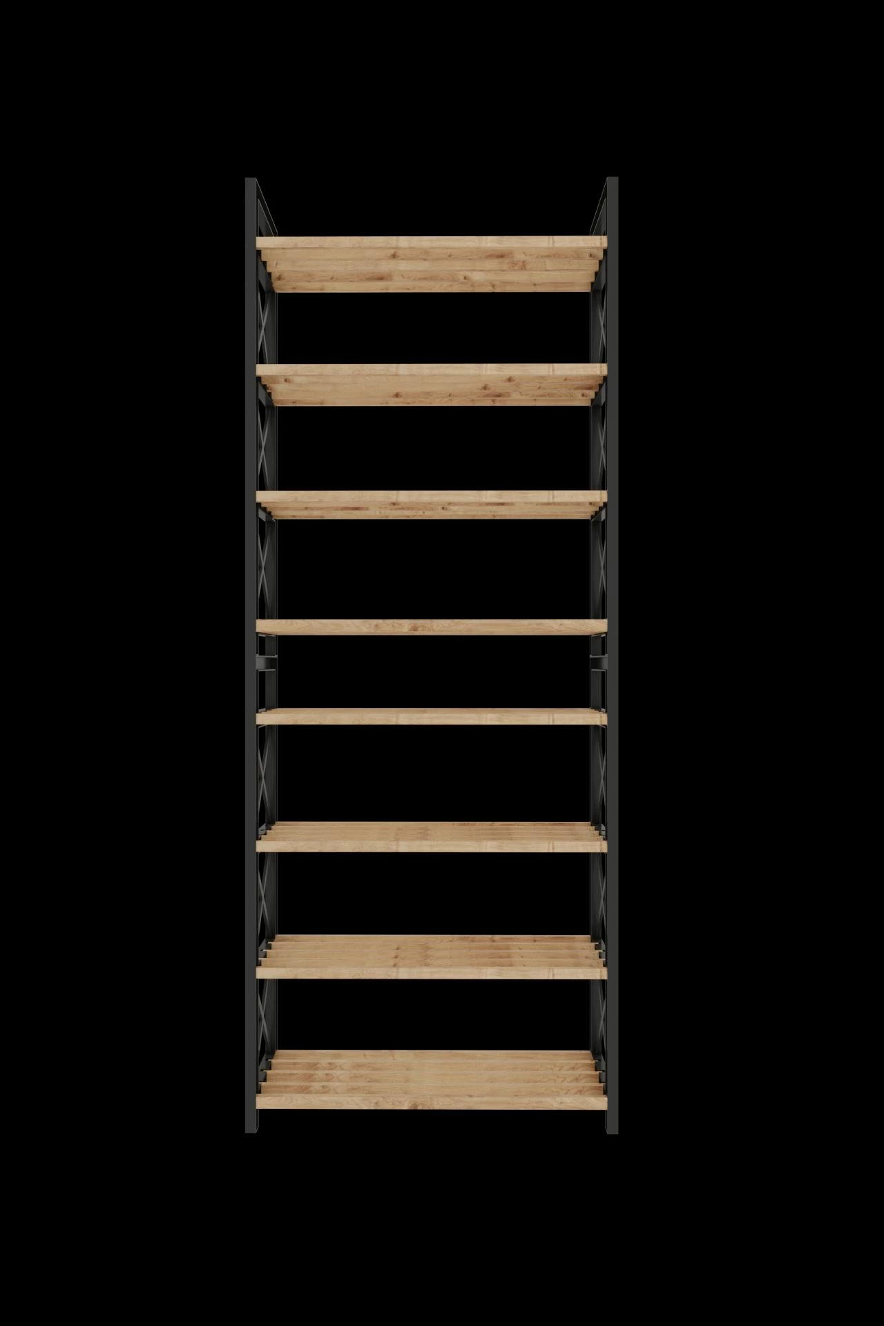 Raft multifunksional, ngjyrë e zezë, Skye Decor, plastikë, 46x128x18 cm