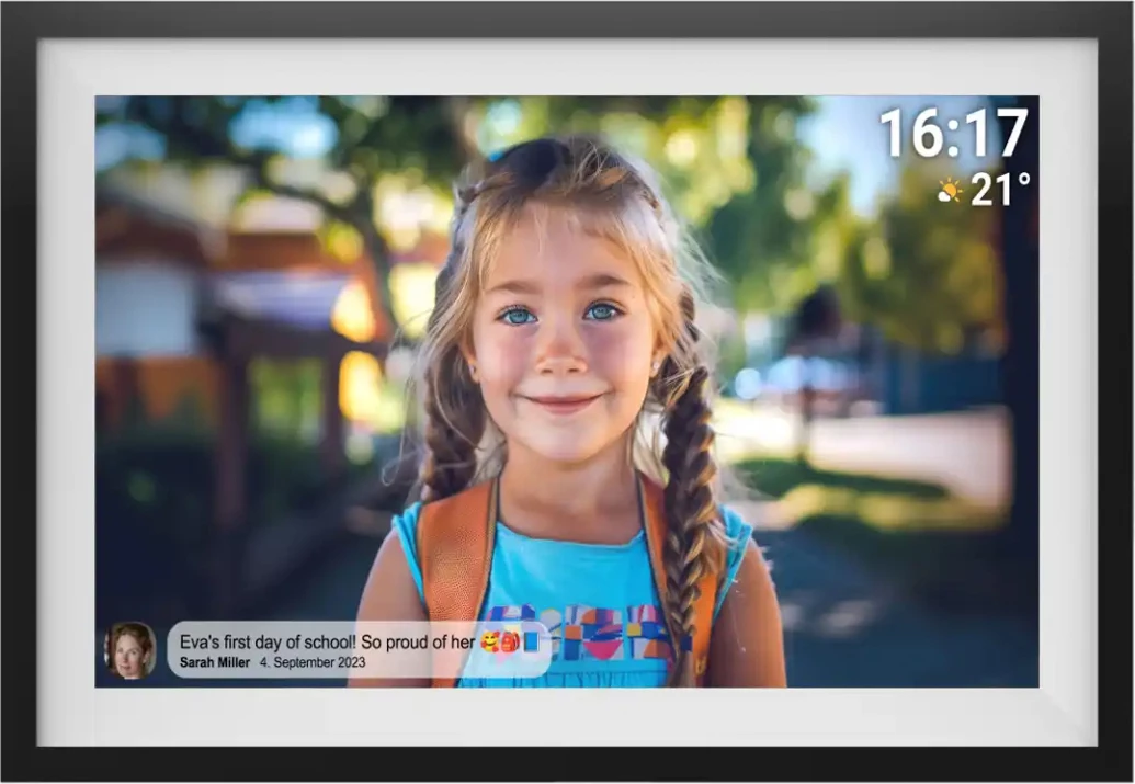 Kornizë digjitale Denver Frameo PFF-1516, 15.6", Full HD, 16 GB, e zezë