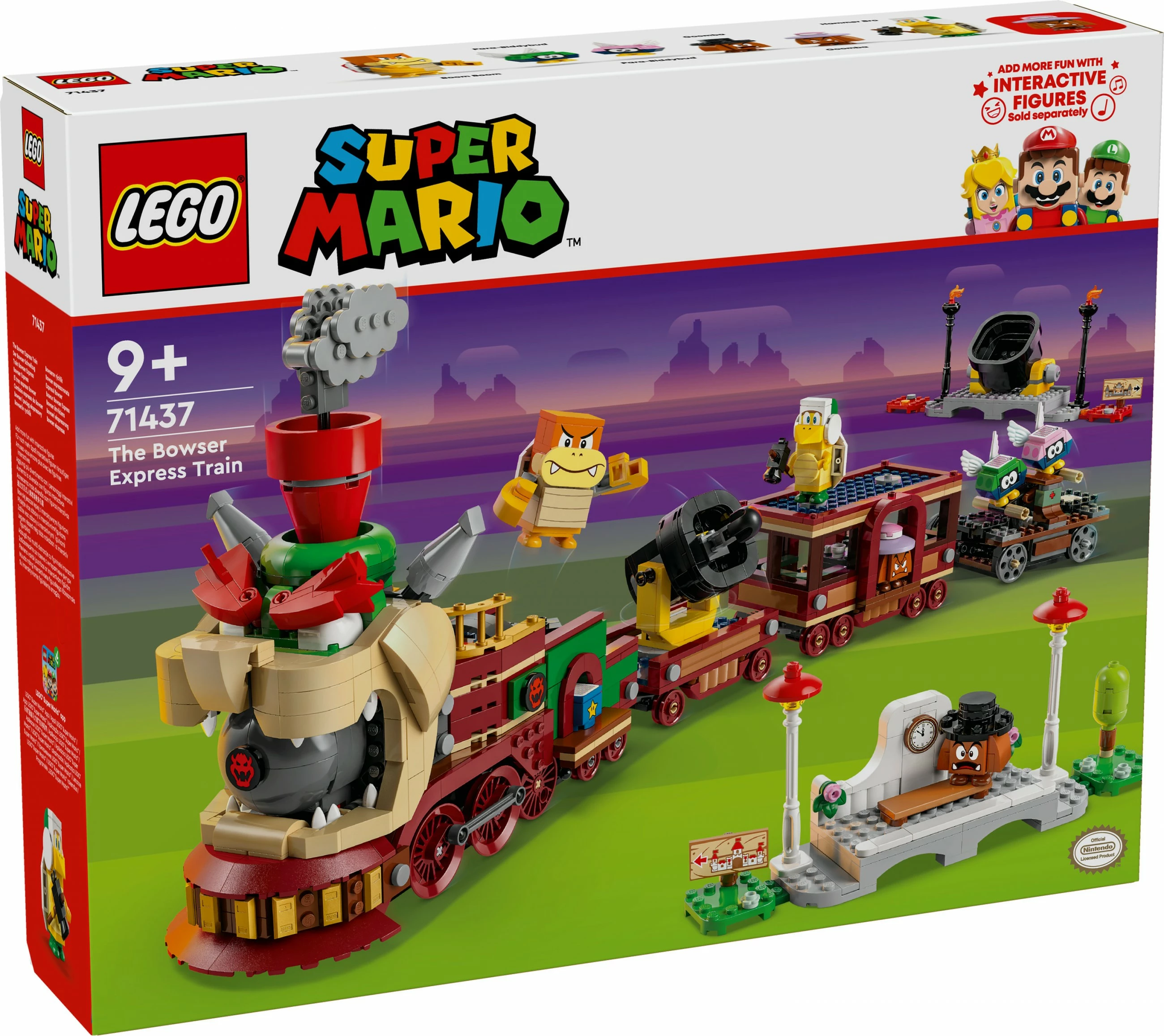 Set ndërtimi LEGO Super Mario 71437 Bowser Express Train, shumëngjyrësh