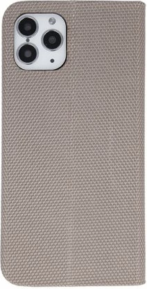 Mbështjellës me kapak ONASI Moon Flip 9722 për iPhone 11 Pro, me magnet, xhep karte, Gold