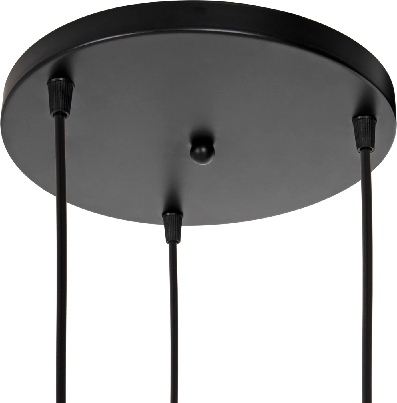 Llambë varëse tavani, 3 drita, rrjetë metali e zezë, FH4104, Φ24x123H cm