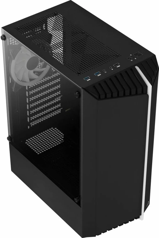 Kasa kompjuteri Aerocool BIONIC-G-BK-v2 RGB, e zezë