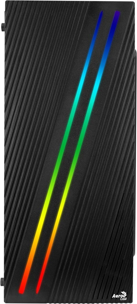Kasë Aerocool Streak, e zezë