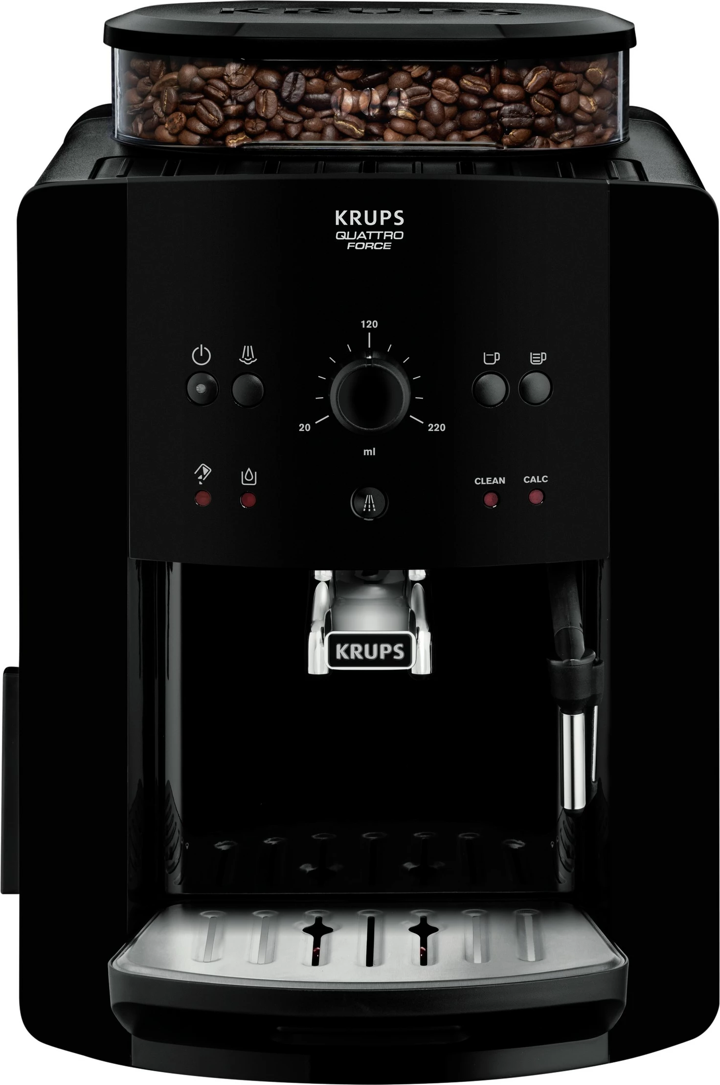Aparat kafeje Krups Quattro Force, automatik, 260g, i zi