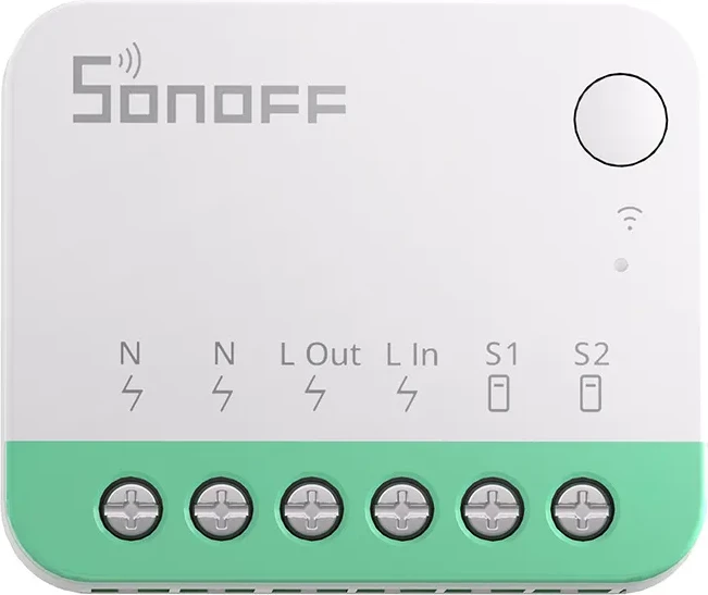 Switch smart Sonoff MINIR4M, Matter, Wi-Fi, i bardhë