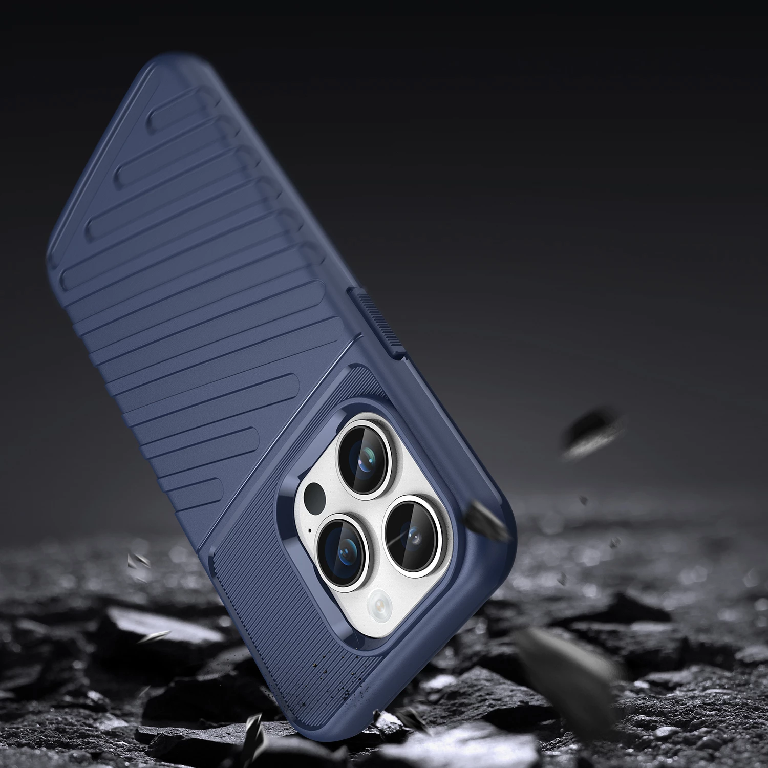 Mbështjellës Hurtel Thunder Case për iPhone 14 Pro, i kaltër