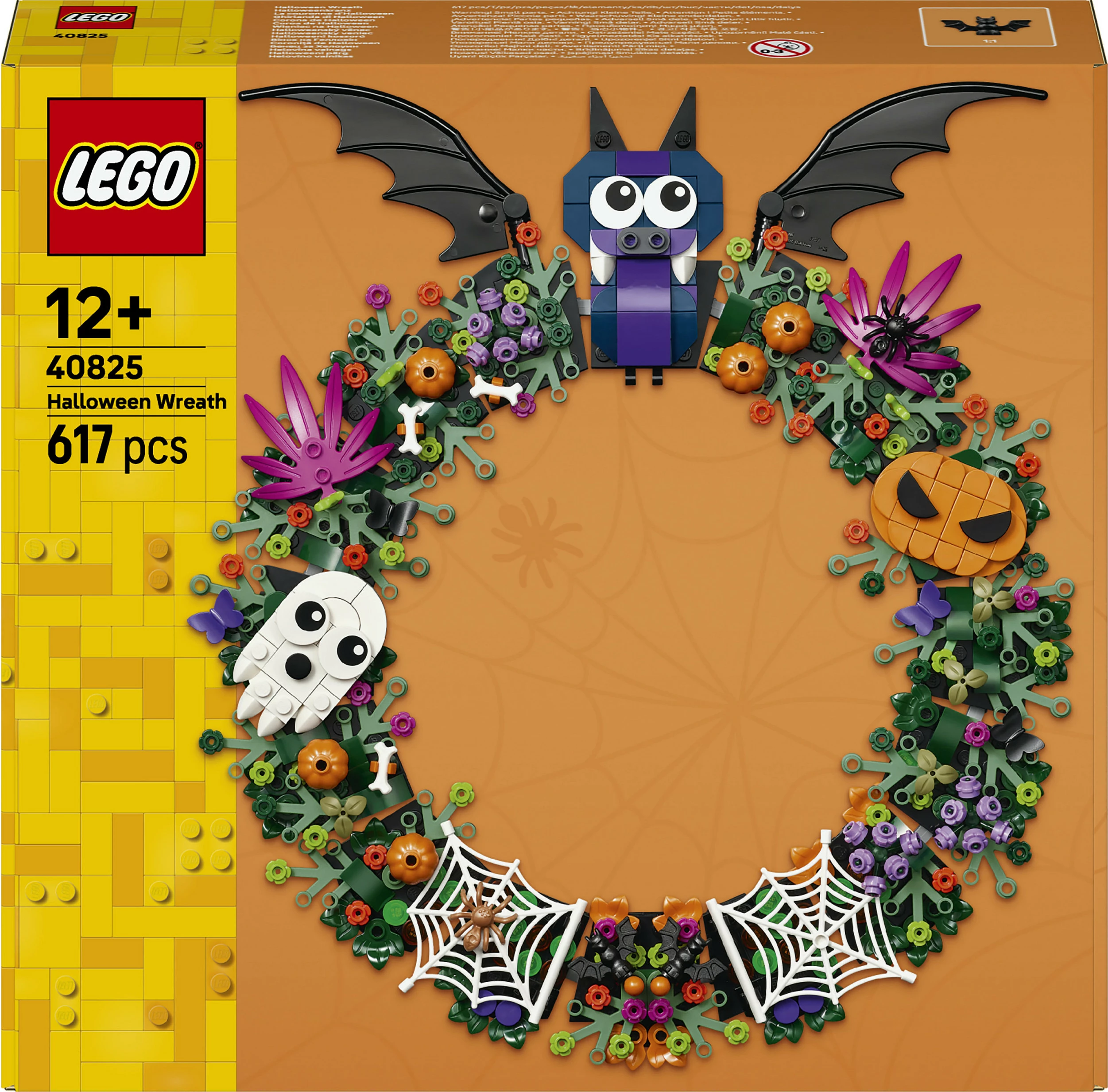 Set LEGO Halloween Wreath 40825, 617 copë, 12+, shumëngjyrësh