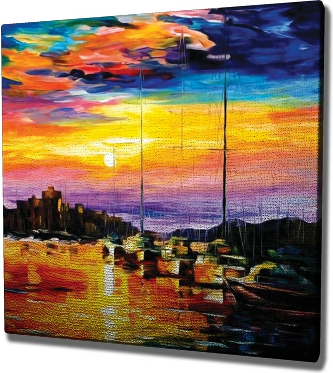 Pikturë dekorative në kanavacë, shumëngjyrëshe, KC266, 45x45cm
