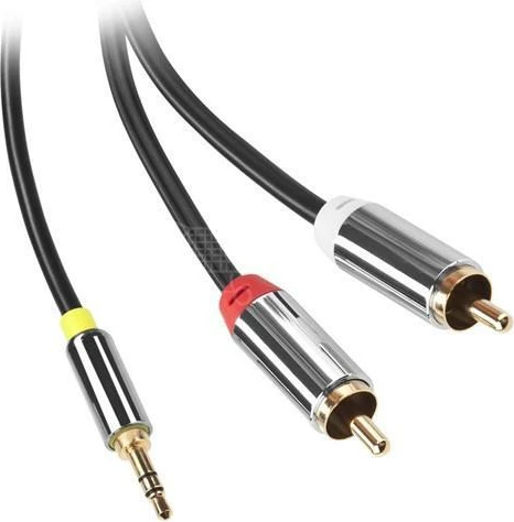 Kablloja e lidhjes GoGEN Connection 3.5 mm Jack/2x Cinch