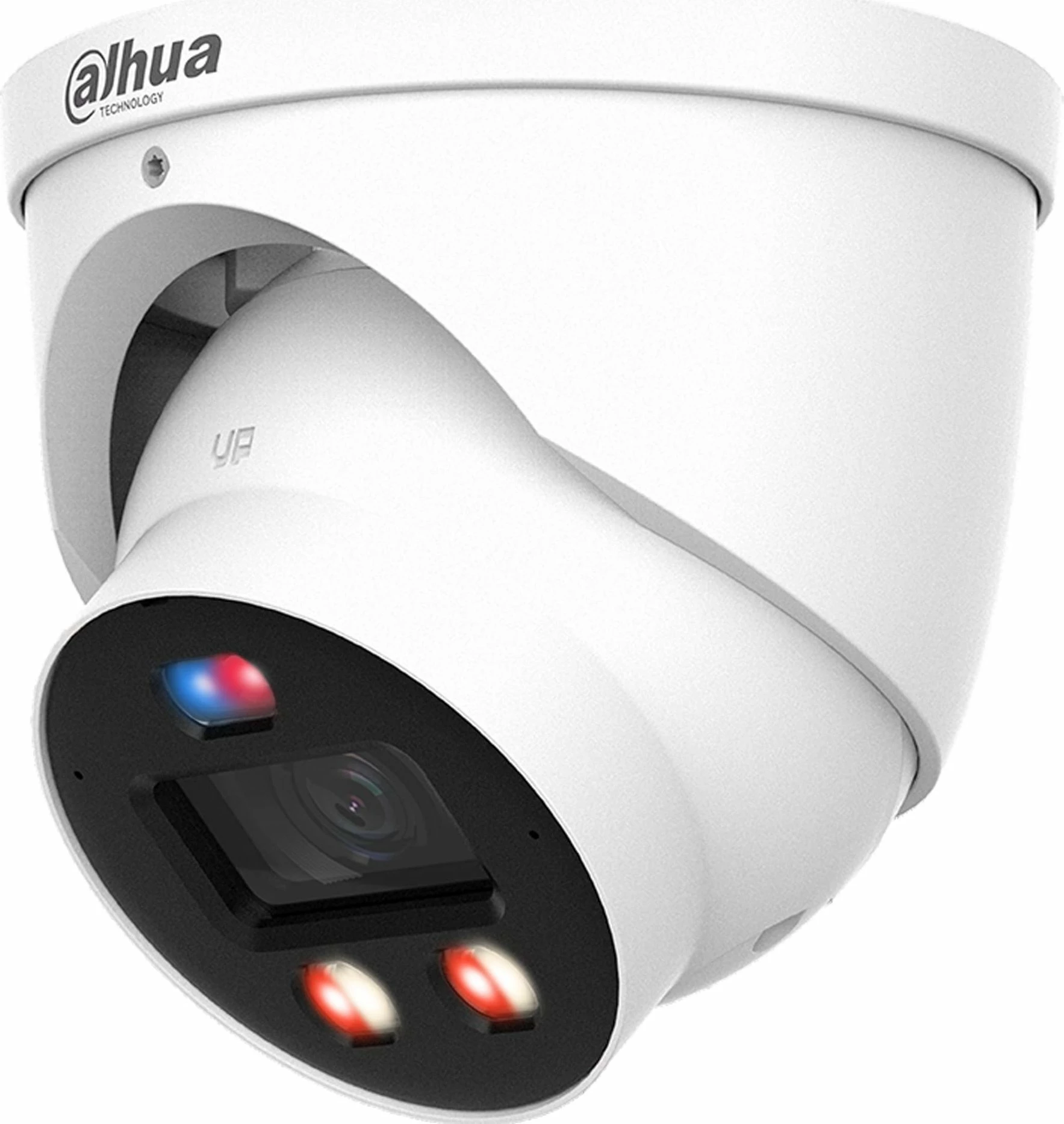 Kamerë IP dome Dahua IPC-HDW3849H-AS-PV-0280B-PRO 8.3MP 4K, lente 2.8mm, PoE, IP67, audio dy-kahësh, e bardhë