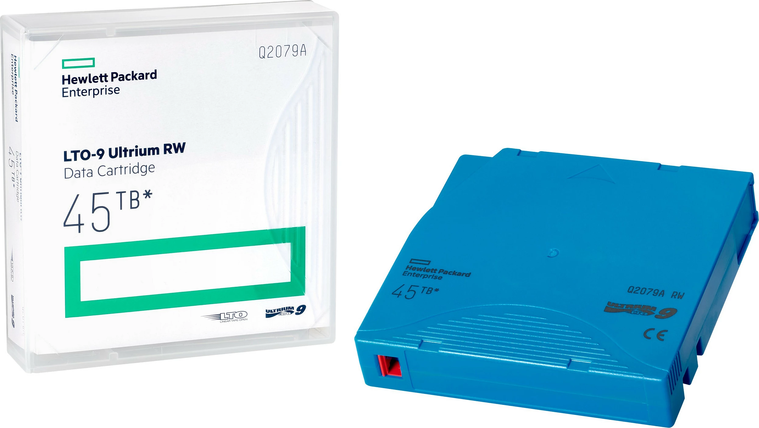 Kasetë LTO HPE LTO-9 Ultrium RW, deri 45 TB, Blu
