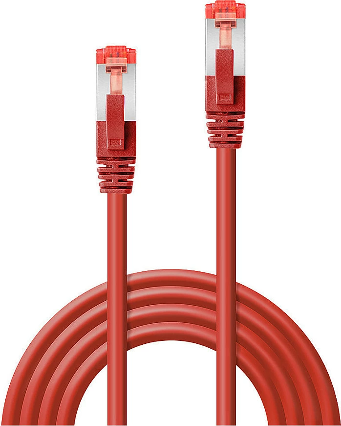 Kabllo rrjeti Lindy 47732, Cat6 S/FTP, 1 m, RJ-45 në RJ-45, e kuqe