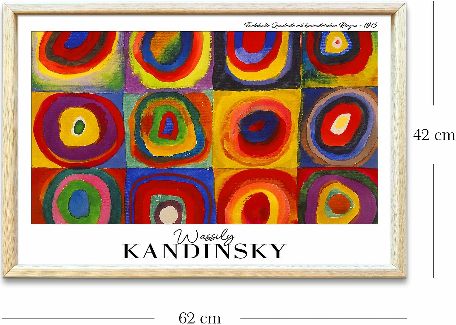 Pikturë dekorative me kornizë, Wallity, 4262AHSKANDINSKY-020