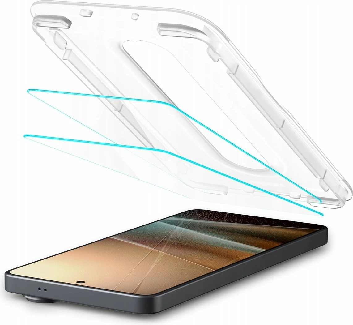 Xham i kalitur mbrojtës ekrani Spigen Glas.tR EZ Fit Pro Anti-Reflection për Samsung Galaxy S26 Ultra, 2 copë, transparent