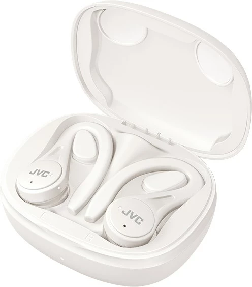 Kufje JVC HA-EC25TWU True Wireless, me ear-hook, të bardha