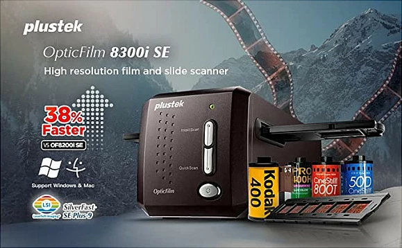 Skaner filmi Plustek OpticFilm 8300, me SilverFast SE, i zi