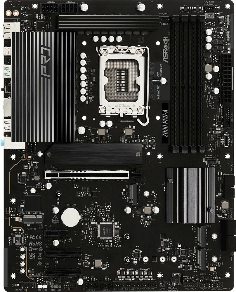 Pllakë amë ASRock Z890 PRO-A ATX, DDR5 deri 256GB, Thunderbolt 4, 2.5GbE
