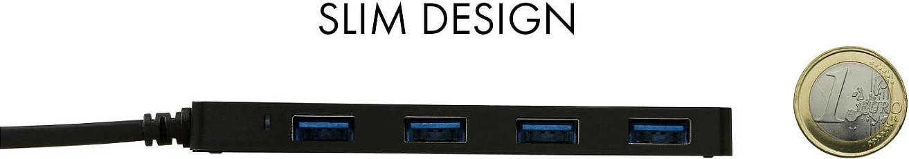 USB hub i-tec Advance, 4x USB-A USB 3.2 Gen 1, 5Gbps, 0.2m, i zi