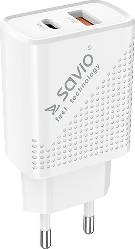 Kabllo karkuese Savio LA-05, USB 3.0, Type A, 18W, 1m, e bardhë