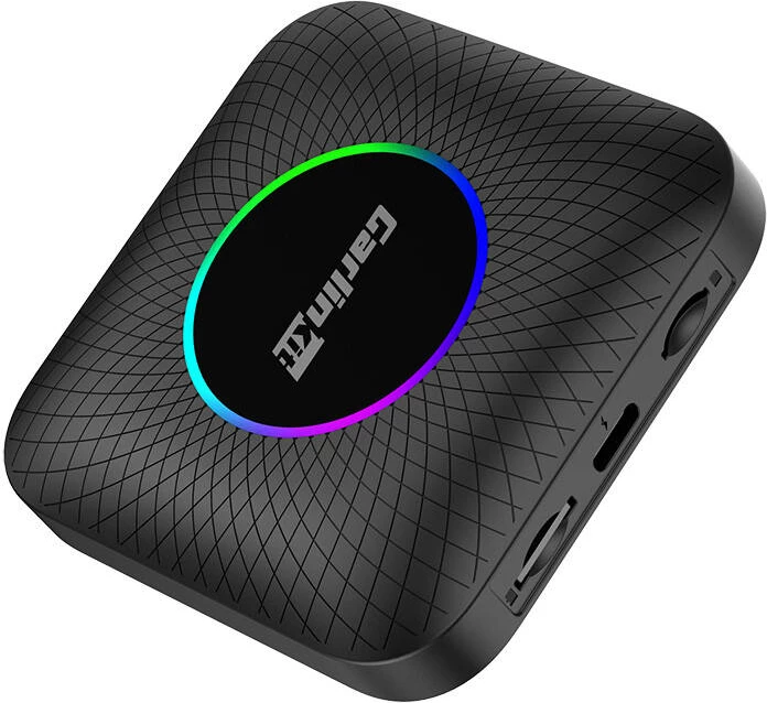 Adapter wireless Carlinkit TBOX-Plus, 8+128GB, për Apple CarPlay/Android Auto, i zi
