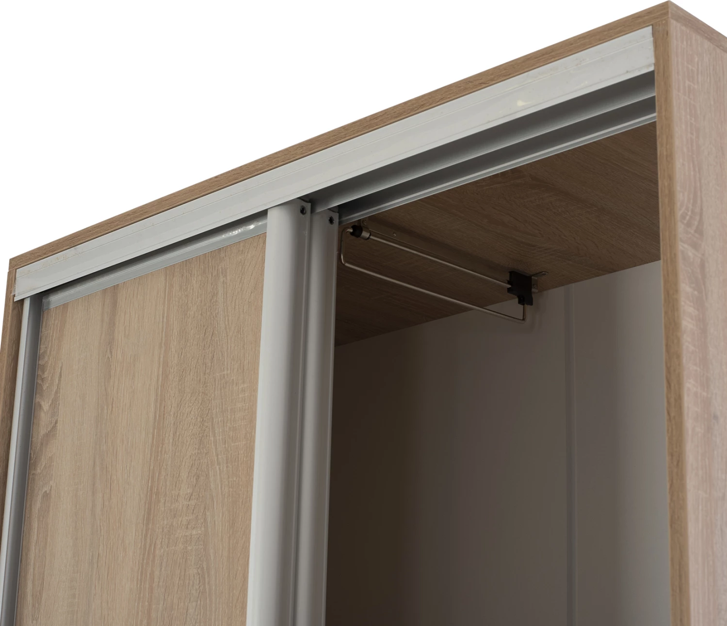 Dollap me dy dyer, ngjyrë lisi, FH2436.01, 90x45x210 cm