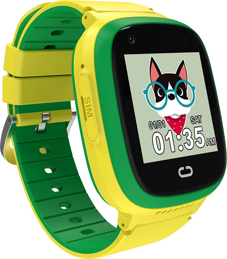 Smartwatch CANYON Sunny KW-48 4G LTE GPS video, 512MB, Nano-SIM, gjelbër