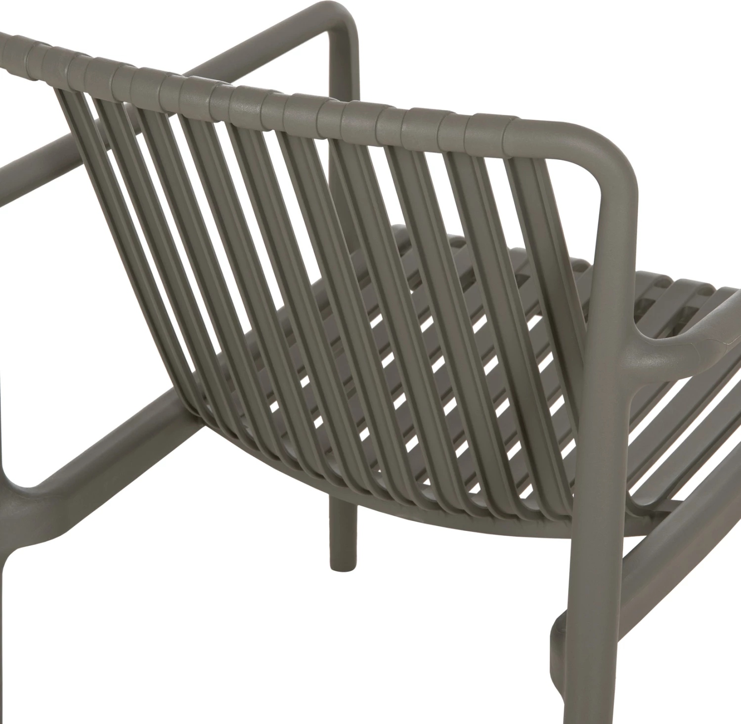 Karrige lounge për jashtë, ngjyrë ulliri, MALEN FH6626.05, polipropilen, 67x75x75cm