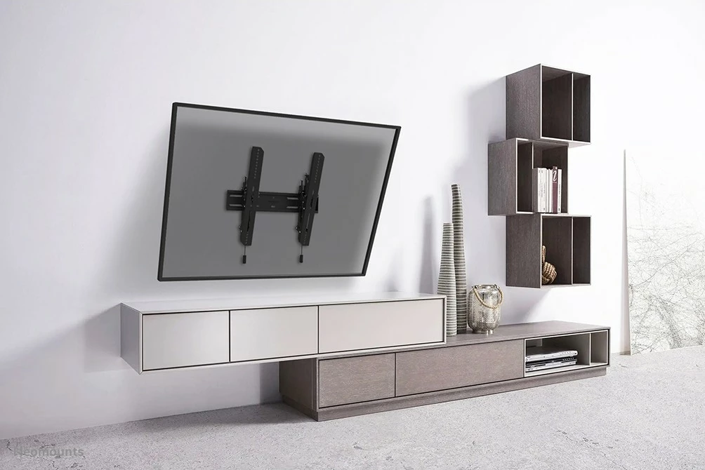 Mbajtëse muri për TV Neomounts WL35S-850BL14, 32-75 inç, rregullim lartësie dhe pjerrësie, e zezë