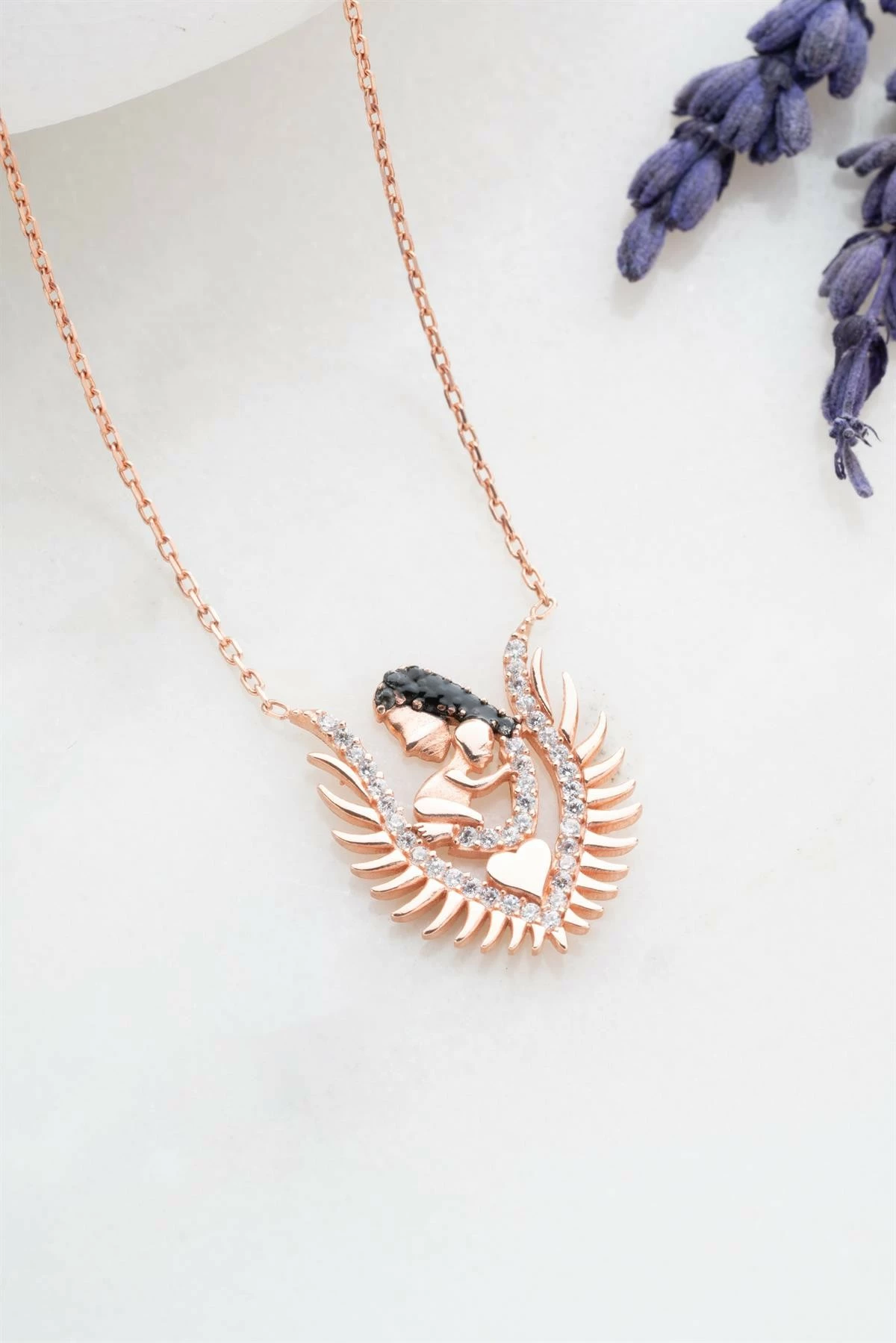 Qafore argjendi rozë gold Jumeon, NRZ999038