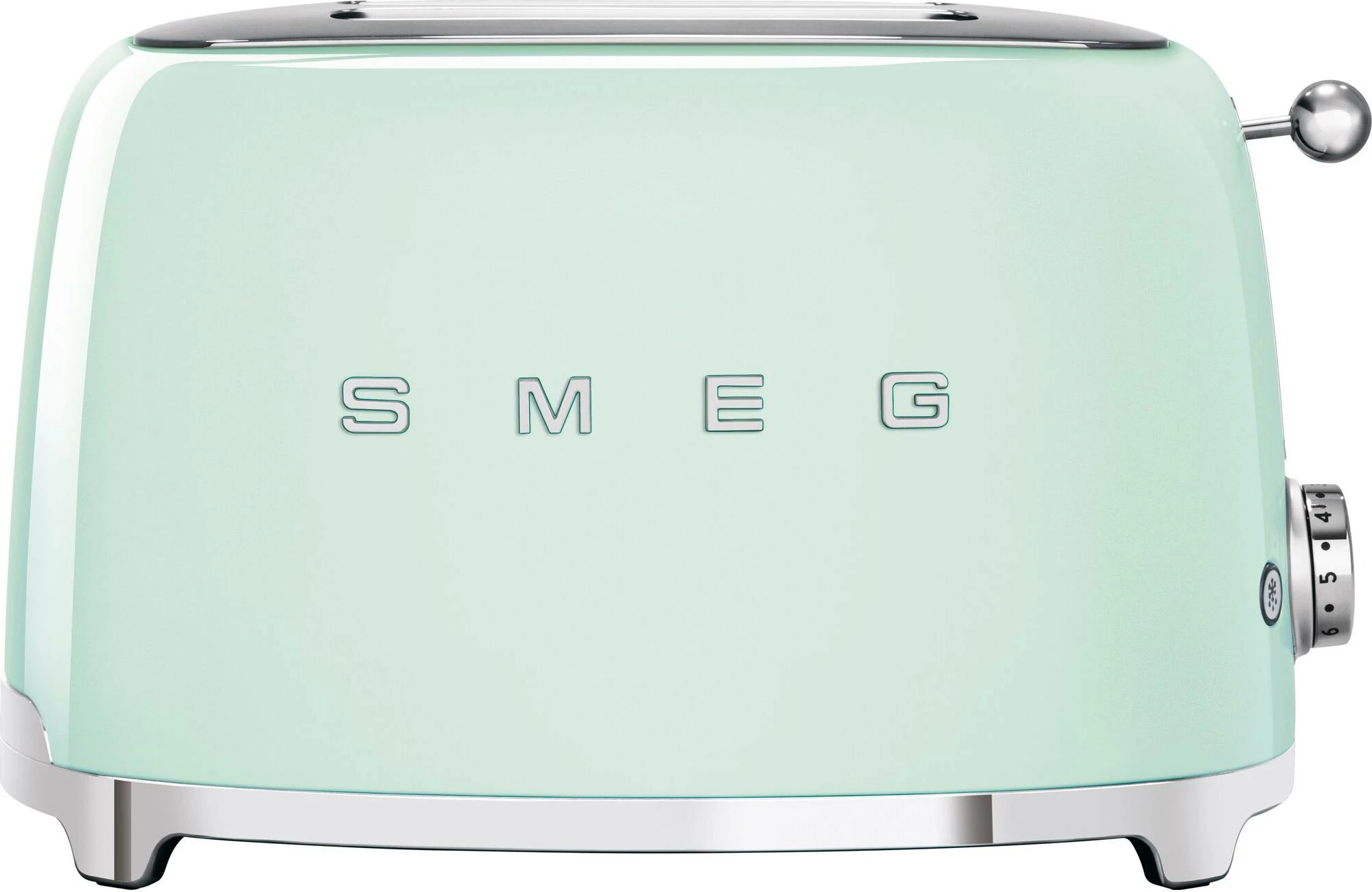 Toster Smeg TSF01PGEU 950W, 2 slota, pop-up, jeshile pastel