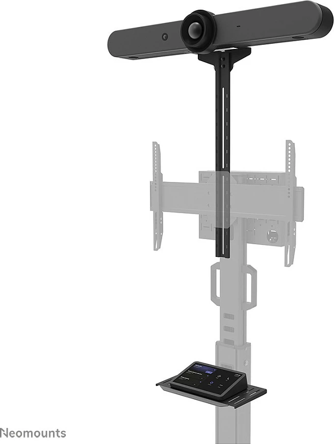 Raft universal për videobar e multimedia Newstar AFLS-825BL1, çelik, 9 kg, i zi